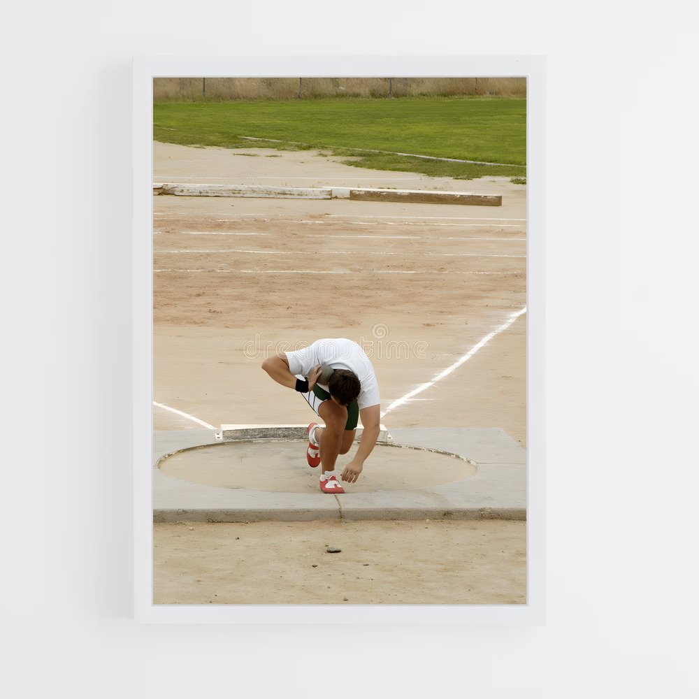 Poster Shot put – affiche Athlétisme (vue 3)